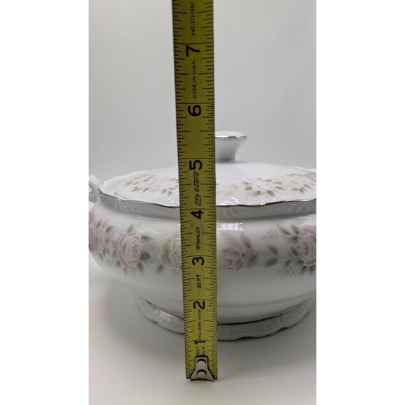 Sheffield Classic 501 Japan Covered Vegetable Serving Dish Bowl Floral Design - Picture 2 of 16